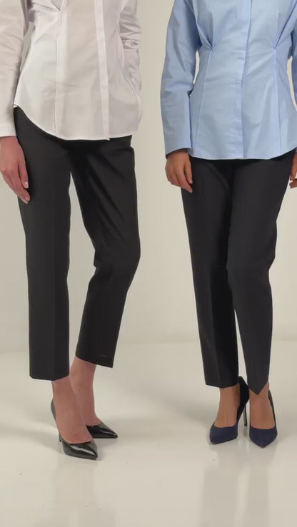 Tailored Straight-Leg Trousers